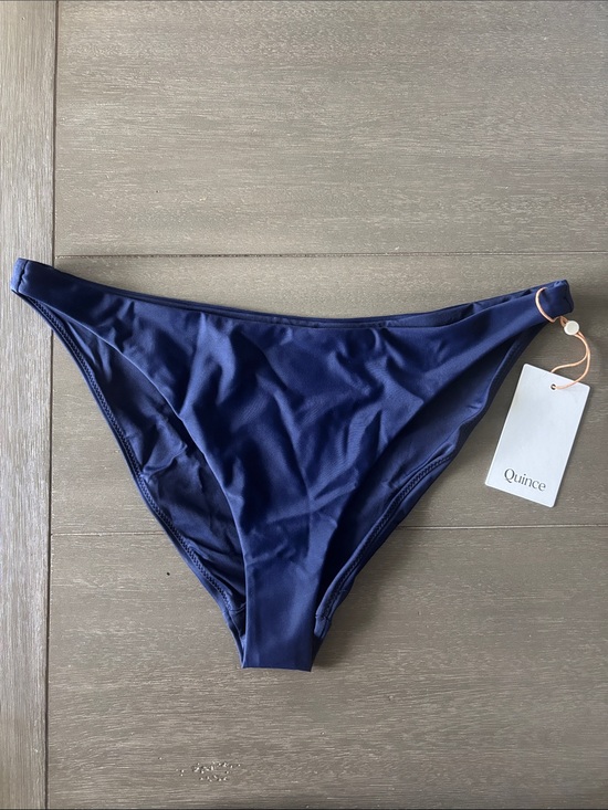 Quince Other - Quince Quince Italian Low-Rise Bikini Bottom in Deep Blue (1/50)